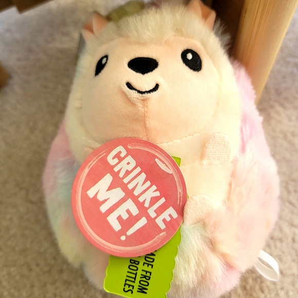 NWT SnugArooz  Willow the Hedgehog Tie-Dyef Dog Toy - Picture 3 of 8